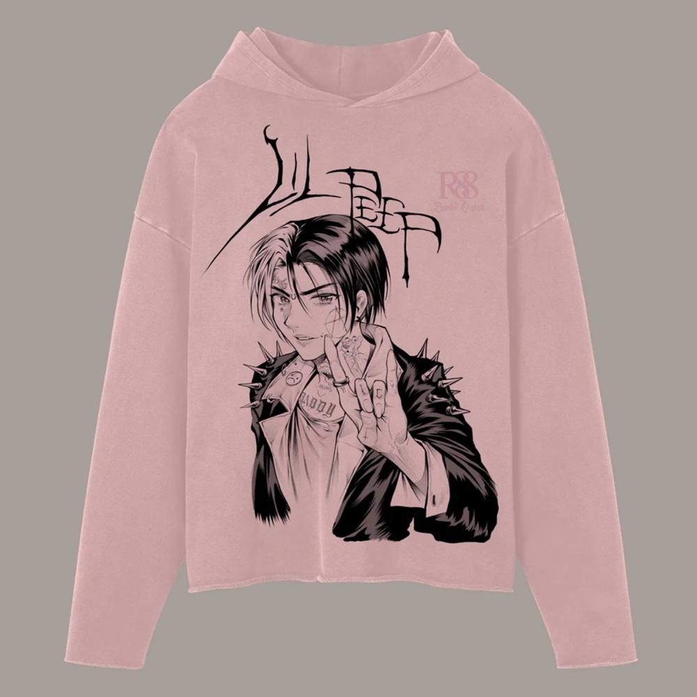Lil Peep x Rose in Good Faith “Forever Raw” hoodie - Picture 4 of 6